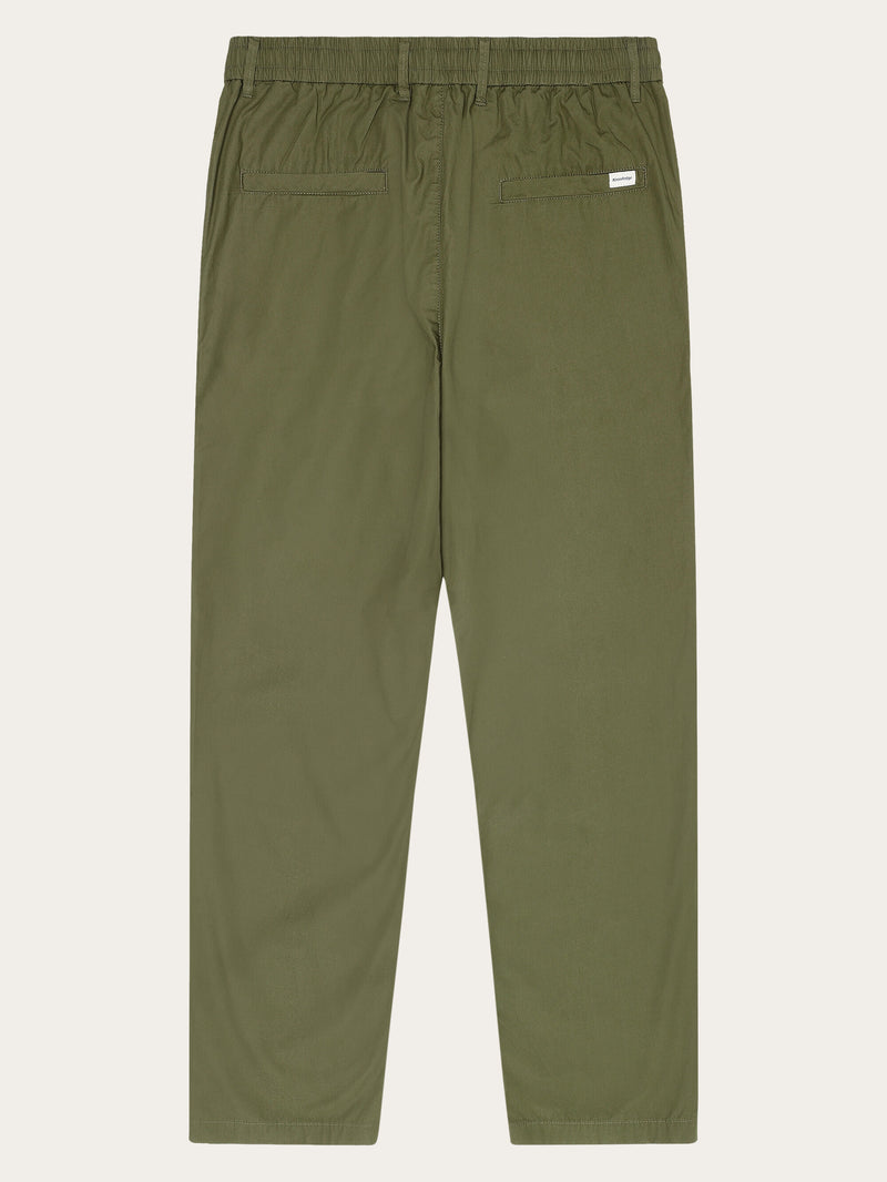 KnowledgeCotton Apparel - MEN TIM Organic Cotton Pant GOTS/Vegan Pants 1068 Burned Olive