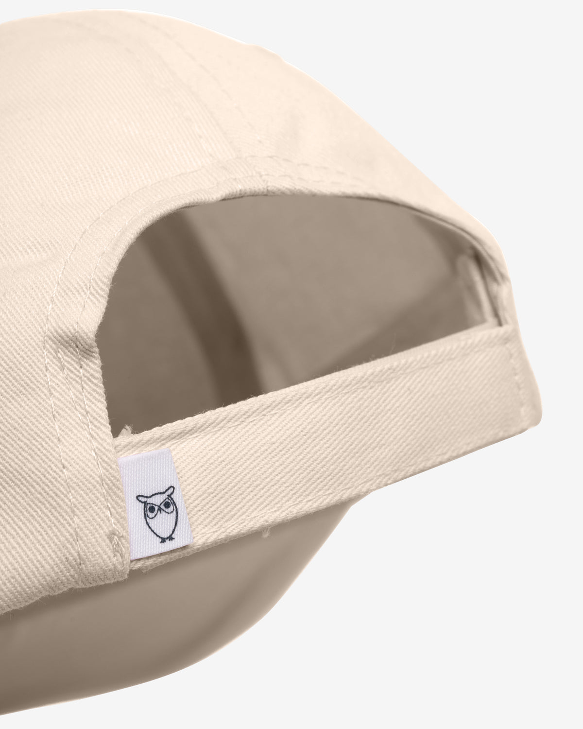 KnowledgeCotton Apparel - UNI Twill baseball cap Caps 1228 Light feather gray