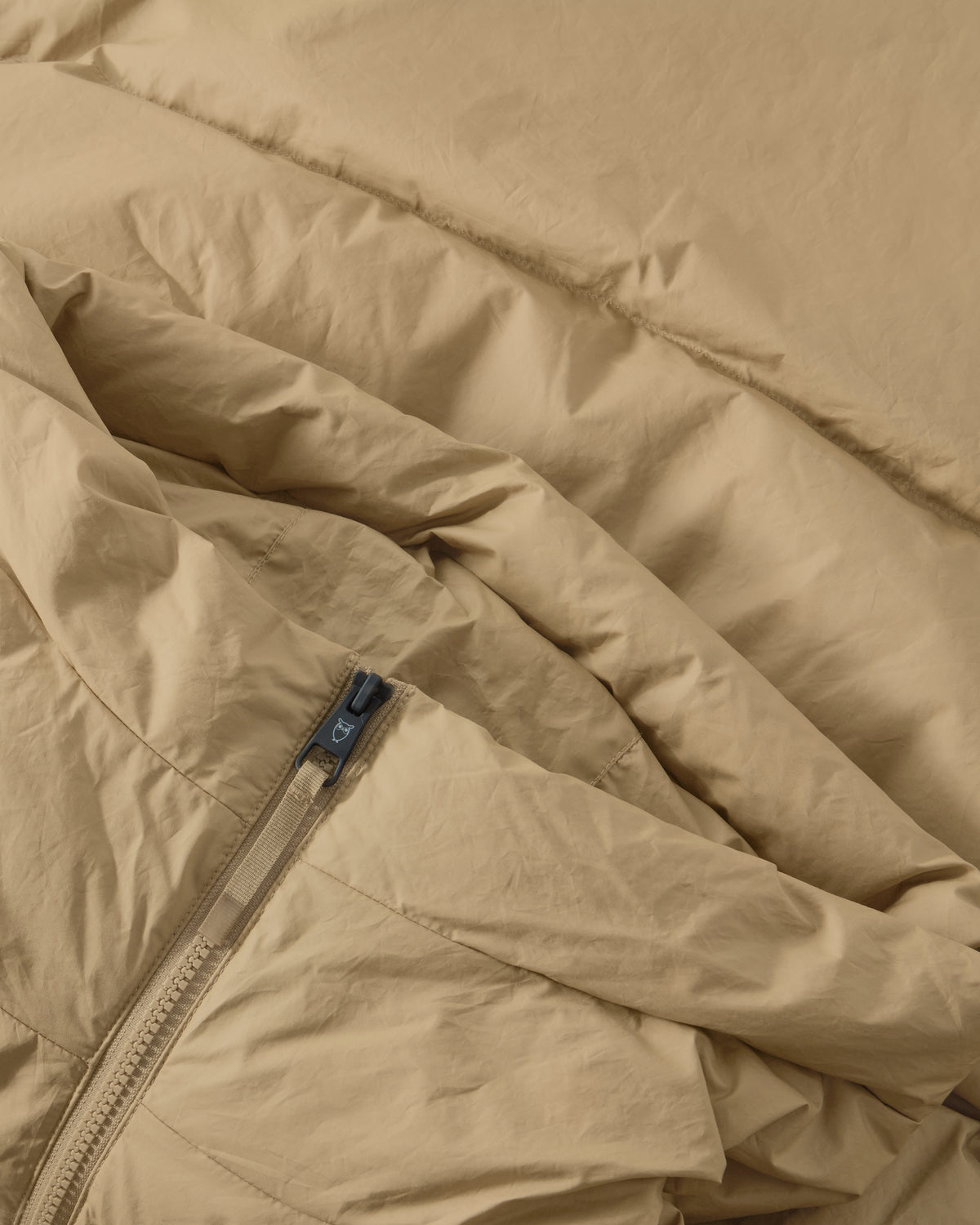 KnowledgeCotton Apparel - MEN Vent 90 puffer jacket Jackets 1336 Kelp melange