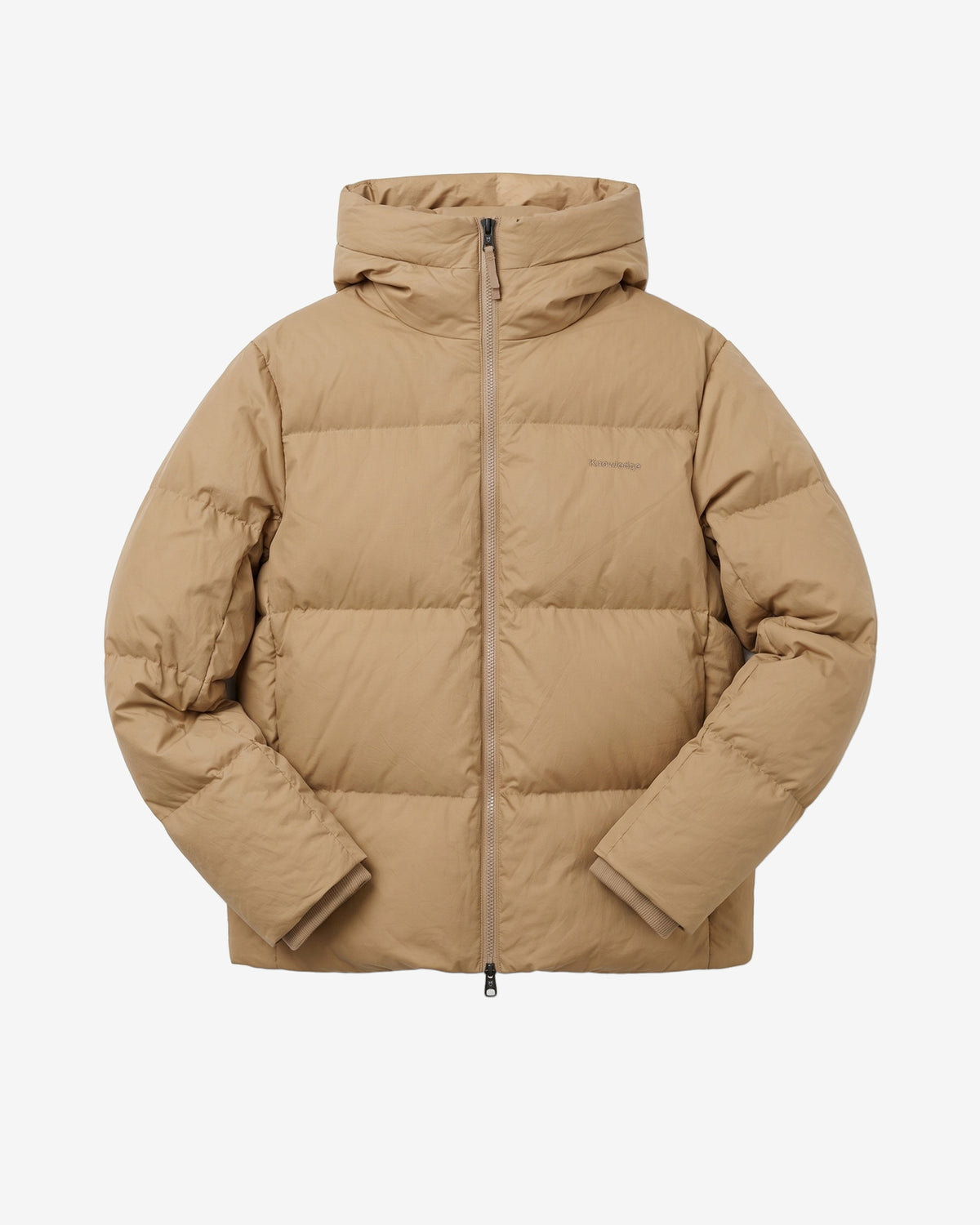 KnowledgeCotton Apparel - MEN Vent 90 puffer jacket Jackets 1336 Kelp melange