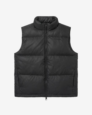KnowledgeCotton Apparel - WMN Vent 90 puffer vest Vests 1300 Black Jet