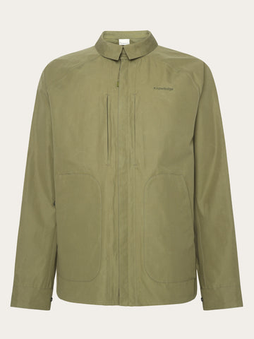 KnowledgeCotton Apparel - MEN Vent canvas 200 jacket Jackets 1068 Burned Olive