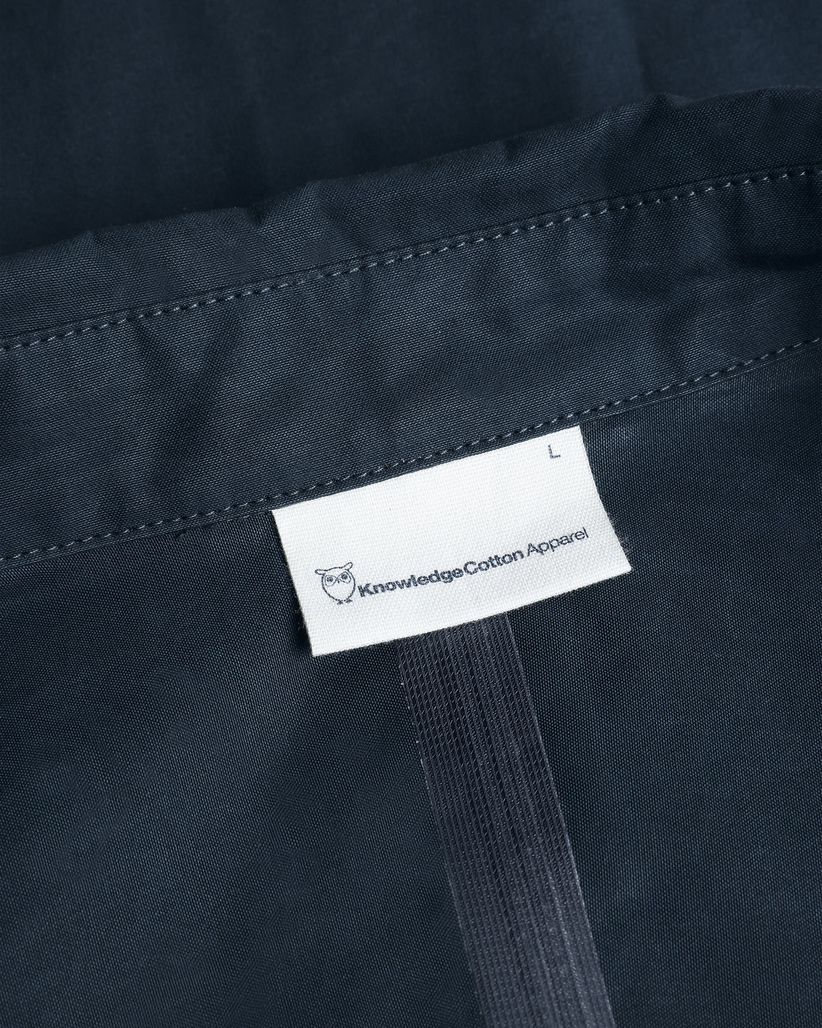 KnowledgeCotton Apparel - MEN Vent canvas 200 jacket Jackets 1001 Total Eclipse