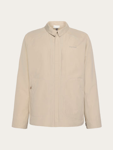 KnowledgeCotton Apparel - MEN Vent canvas 200 jacket Jackets 1228 Light feather gray