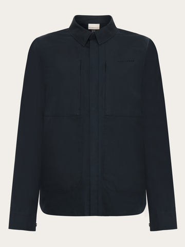 KnowledgeCotton Apparel - WMN Vent canvas 200 jacket Jackets 1001 Total Eclipse