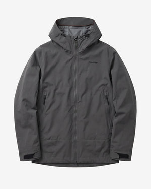 KnowledgeCotton Apparel - MEN Vent canvas 200 shell jacket Jackets 1504 Volcanic Ash