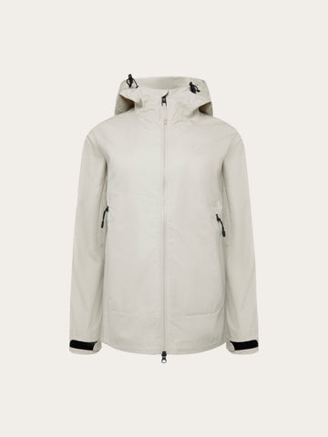 KnowledgeCotton Apparel - WMN Vent canvas 200 shell jacket Jackets 1228 Light feather gray