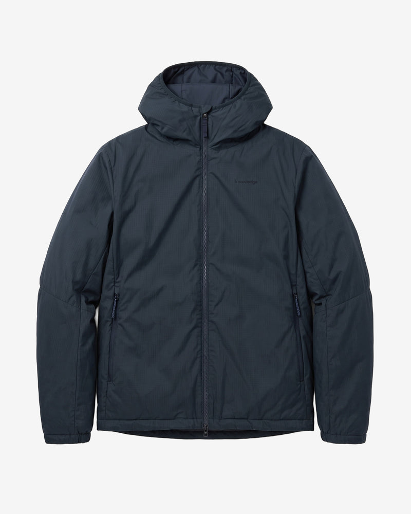 KnowledgeCotton Apparel - MEN Vent ripstop 140 jacket Jackets 1001 Total Eclipse