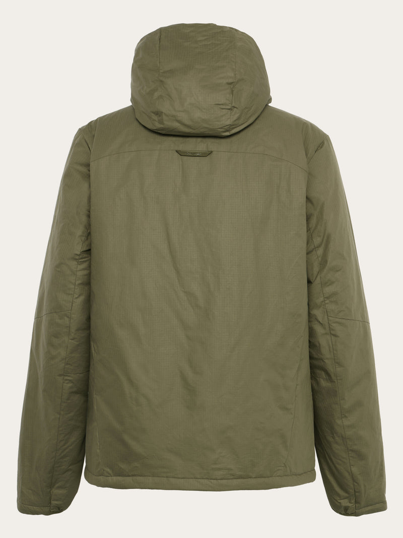 KnowledgeCotton Apparel - MEN Vent ripstop 140 jacket Jackets 1068 Burned Olive