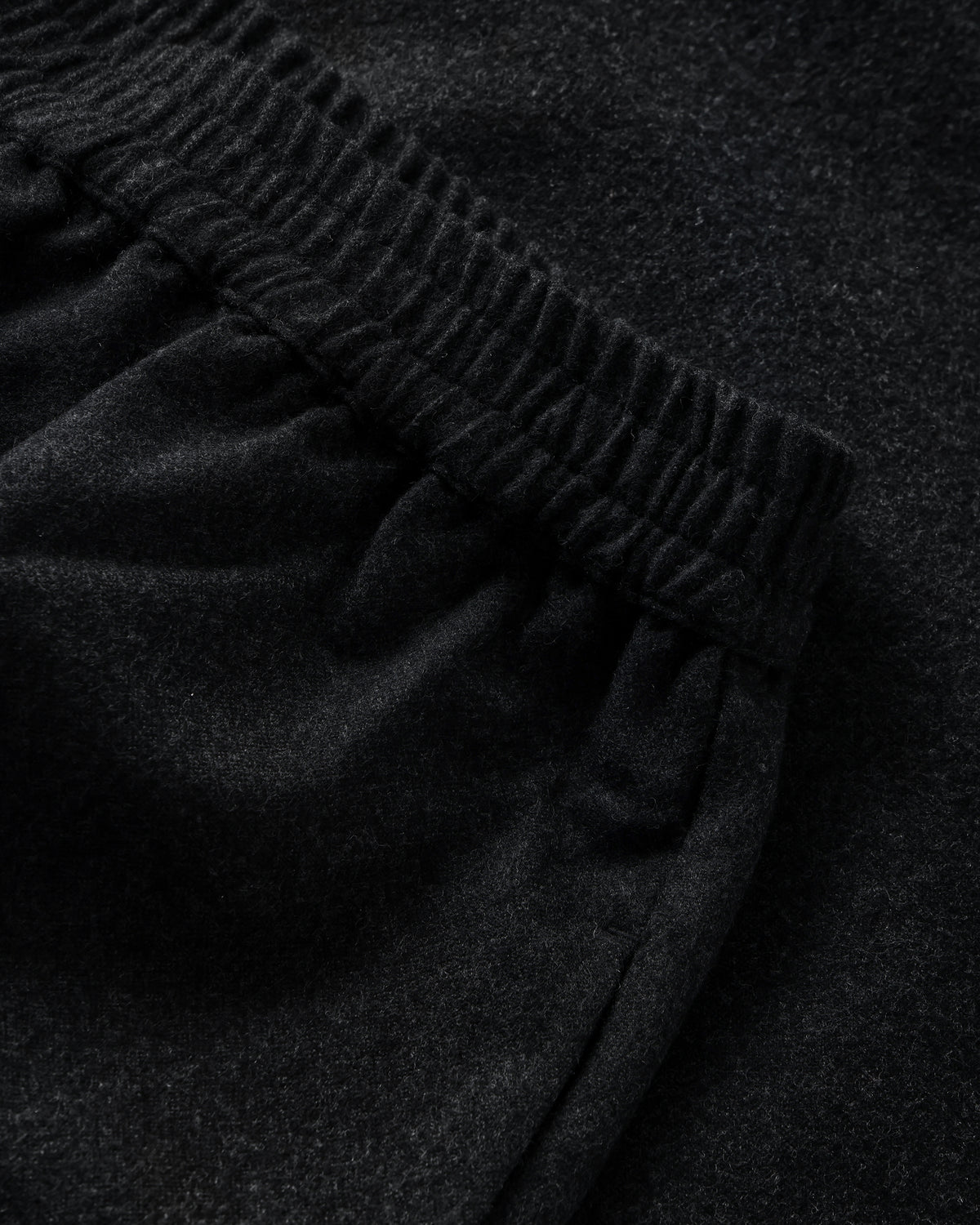 KnowledgeCotton Apparel - WMN Wool canvas skirt Skirts 1073 Dark Grey Melange